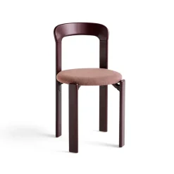 Stolar-HAY Rey klädd stol, Steelcut trio 416 grape red
