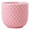 Äggkoppar-Lyngby Porcelæn Rhombe äggkopp Ø5 cm, Rosa