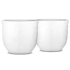 Rhombe äggkopp, 2-pack, vit^Lyngby Porcelæn Discount