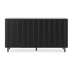 Sideboards & Skänkar|Sideboards & Skänkar-Normann Copenhagen Rib sideboard 45x159 cm, Soft Black