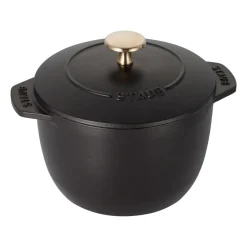 Gjutjärnsgrytor|Grytor-STAUB Rice cocotte gjutjärnsgryta 1,6 L, Svart