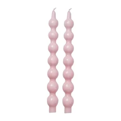 Ljus-RICE ljus 30,2 cm 2-pack, Soft pink