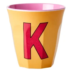 melaminkopp medium bokstav K 30 cl, Apricot^RICE Hot