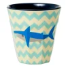 Barnmuggar|Plastmuggar-RICE melaminkopp medium, Shark