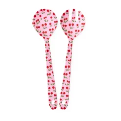 Salladsbestick-RICE salladsbestick melamin 2 delar, Körsbär