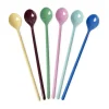 Dessertbestick-RICE sked lång melamin 6-pack, Show youre true colors