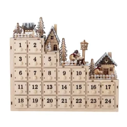 Juldekorationer & Julpynt-Bloomingville Richie julkalender 33x38 cm, Natur