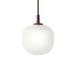 Fönsterlampor|Taklampor & Pendlar-Muuto Rime pendel Ø12 cm, Deep Red