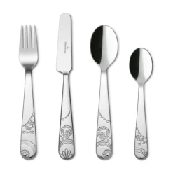 Barnbestick|Bestickset-Villeroy & Boch Roar like a Lion barnbestick 4 delar, Rostfritt stål