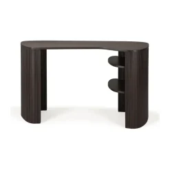 Skrivbord-Ethnicraft Roller Max skrivbord, Dark brown mahogny