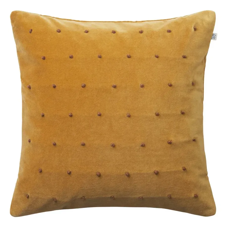 Kuddfodral-Chhatwal & Jonsson Roma kuddfodral 50x50 cm, Masala yellow-cognac