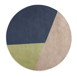 Runda Mattor-Northern Row matta rund Ø200 cm, Trio