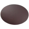 bordstablett läder oval, brun^Ørskov Clearance