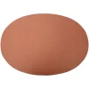 bordstablett läder oval 47x34 cm, Cognac^Ørskov Online