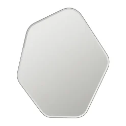 Väggspeglar-Broste Copenhagen Ruby väggspegel 60x50 cm, Clear-black