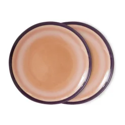 70's tallrik Ø27,5 cm 2-pack, Bedrock^HKliving Hot