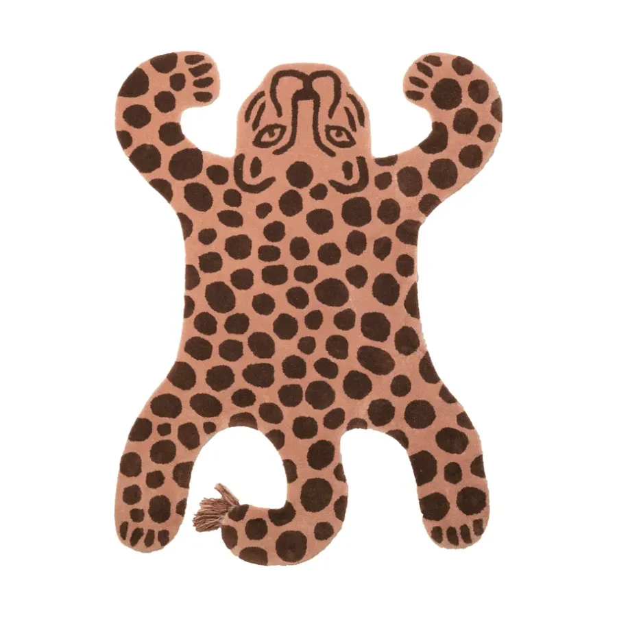 Barnmattor|Barnmattor-Ferm Living Safari matta, leopard