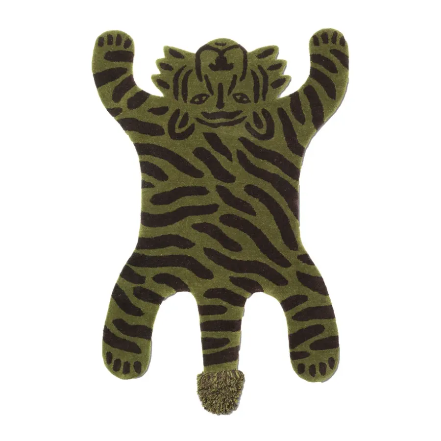 Barnmattor|Barnmattor-Ferm Living Safari matta, tiger