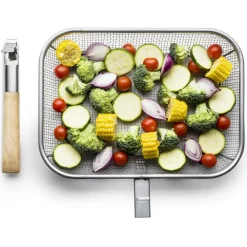 Trädgårdsdetaljer & Tillbehör·Grillar|Grillar-Sagaform BBQ grillkorg, rostfritt stål