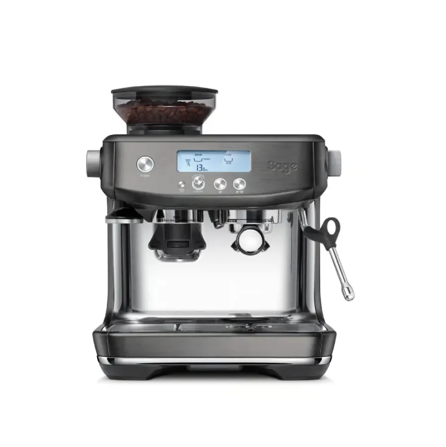 SES 878 halvautomatisk espressomaskin, Black steel^Sage Sale
