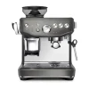SES 876 halvautomatisk espressomaskin, Black Stainless Steel^Sage