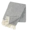 Samba ullpläd, grå^Klippan Yllefabrik Online