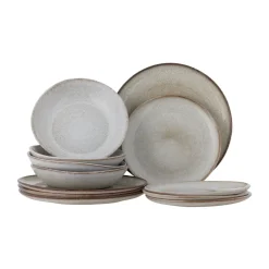 Sandrine servisset 12 delar, Natur^Bloomingville Clearance