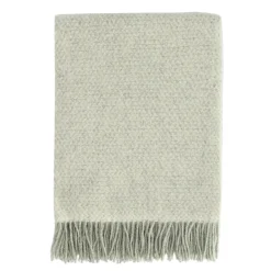 Sandstone ullpläd 130x180 cm, Sage Melange^Scandi Living New