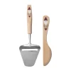 Santa smörkniv och osthyvel 2 delar, Beige^Pluto Design New