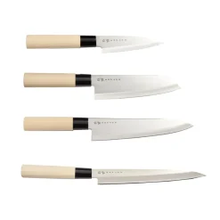 Knivset-Satake Houcho Balsabox, 4 delar