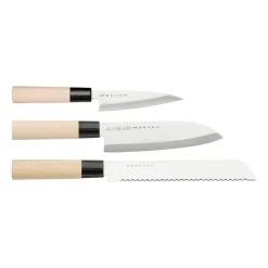 Houcho knivset 3 delar, Hi Carbon Steel^Satake Clearance