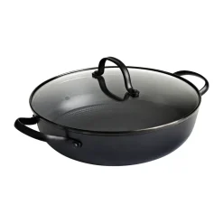 kastrull i lättviktsgjutjärn glaslock, 26 cm^Satake Hot