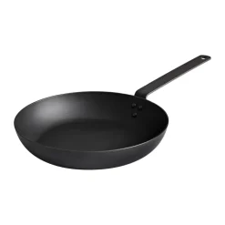 Stekpannor-Satake kolstål stekpanna 3mm, 28 cm