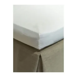 Underlakan-Mille Notti Satina Kuvertsytt Lakan EKO, Vit, 180x200 cm