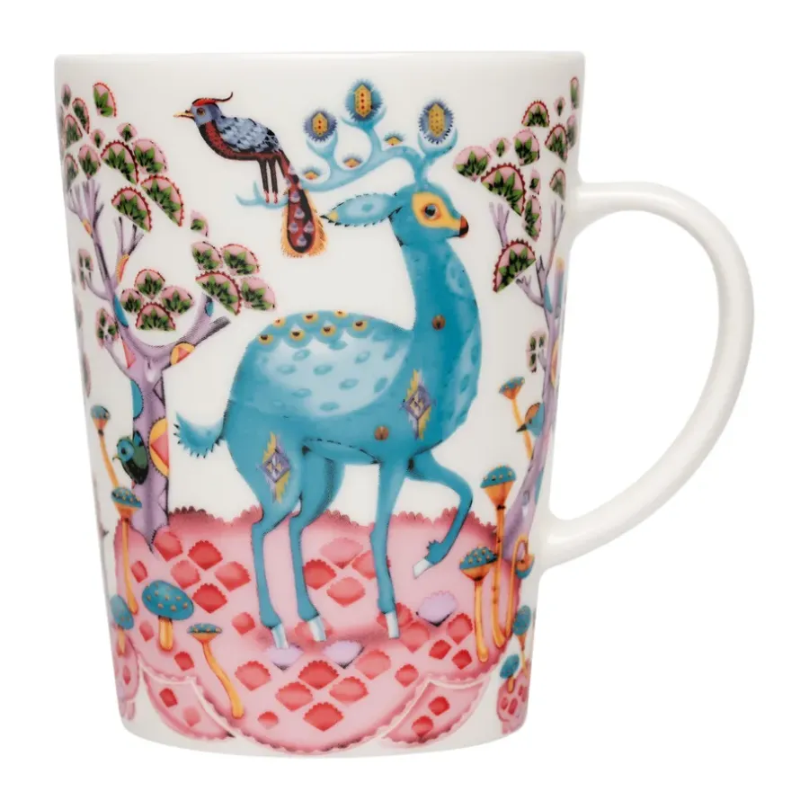 Kaffekoppar-Iittala Satumetsä mugg, Babyrosa-himmelsblå, 0,4 L