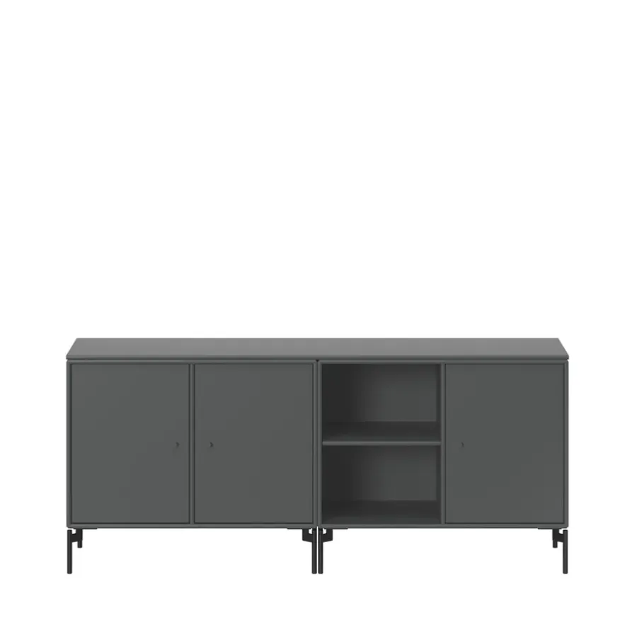 Save sideboard, Anthracite 04-svartlackade ben^Montana Outlet