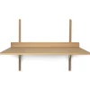 Sector skrivbord, Oak-brass^Ferm Living Best