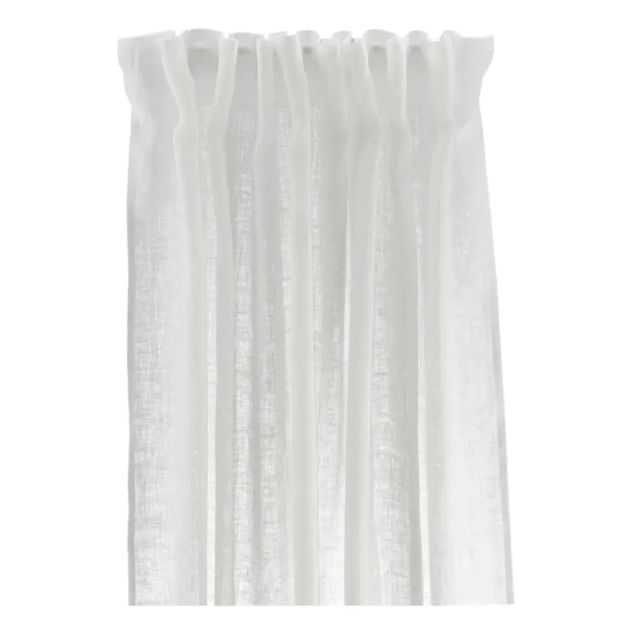 Serenity gardinlängd med multiband 129x250 cm, Vit^Scandi Living