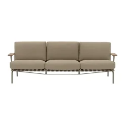 Settle 3-sits soffa, Ribbed Weave 5 Taupe^Muuto