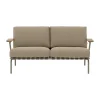 Balkongmöbler·Balkongsoffor|Balkongsoffor-Muuto Settle 2-sits soffa, Ribbed Weave 5 Taupe