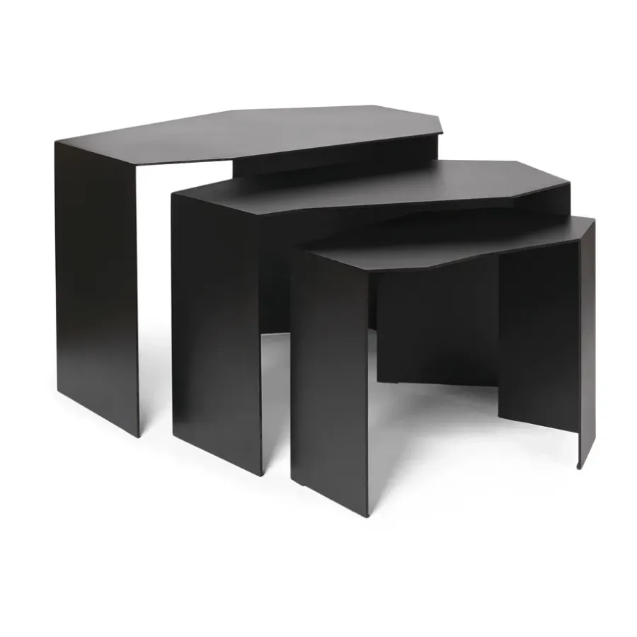 Shard cluster bord 3-pack, Black^Ferm Living Sale
