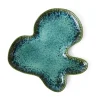 Serveringsfat & Uppläggningsfat-HKliving Shell uppläggningsfat, Teal