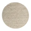 Sierrafil round matta, Ecru nr 32, Ø250 cm^Tisca