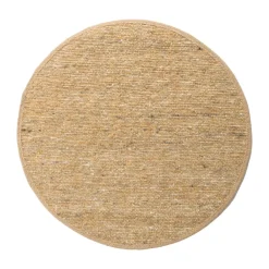 Runda Mattor-Tisca Sierrafil round matta, Gold nr. 261, Ø200 cm