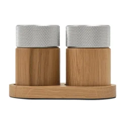 Saltkar & Pepparkar-Gejst Sina salt-och pepparkvarn 6 cm, Ek-stål