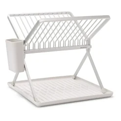 Diskställ-Brabantia Sinkside hopfällbart diskställ 37 cm, Ljusgrå