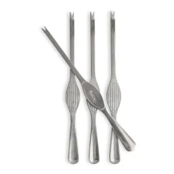 Sivan skaldjursbestick 4-pack, Silver^Sagaform Best