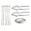 Bestickset-Dorre Skagen skaldjursset 9 delar, Rostfritt stål