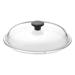 Lock & Tillbehör-Skeppshult Gjutjärn Skeppshult glaslock med gjutjärnsknopp, Ø25 cm