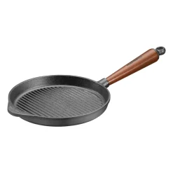 Skeppshult grillpanna med trähandtag, 22 cm^Skeppshult Gjutjärn Discount